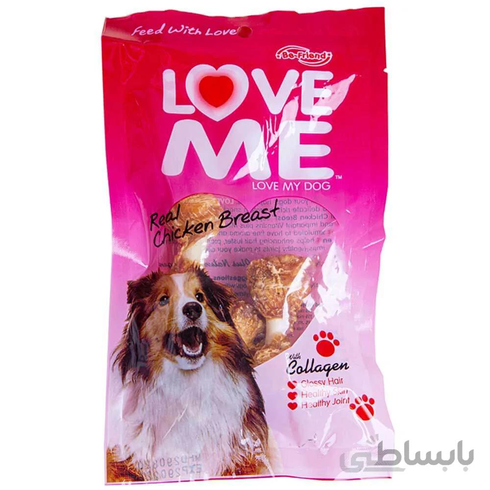 تشویقی سگ لاومی مدل دمبلی وزن 60 گرم ا Love Me Dumbells Treats For Dogs 60g