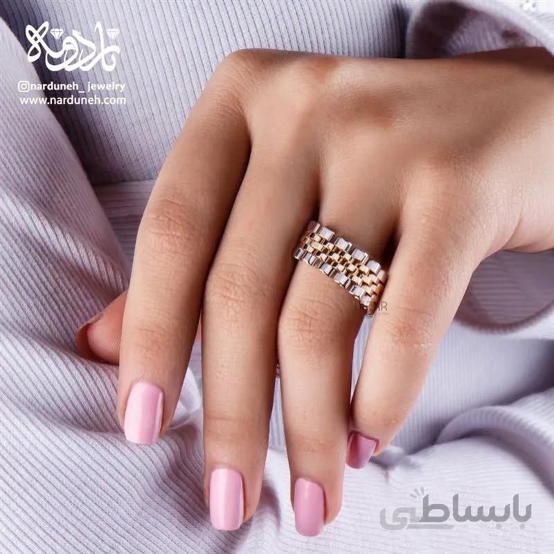 انگشتر رولکس دو رنگ کد 514242