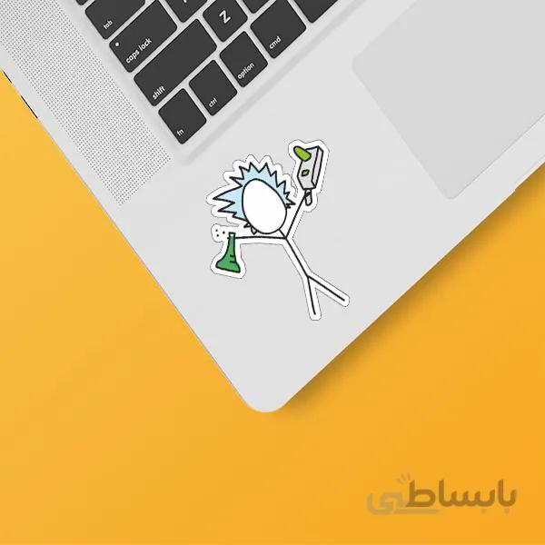 استیکر لپ تاپ طرح Rick&Morty کد ۲۷