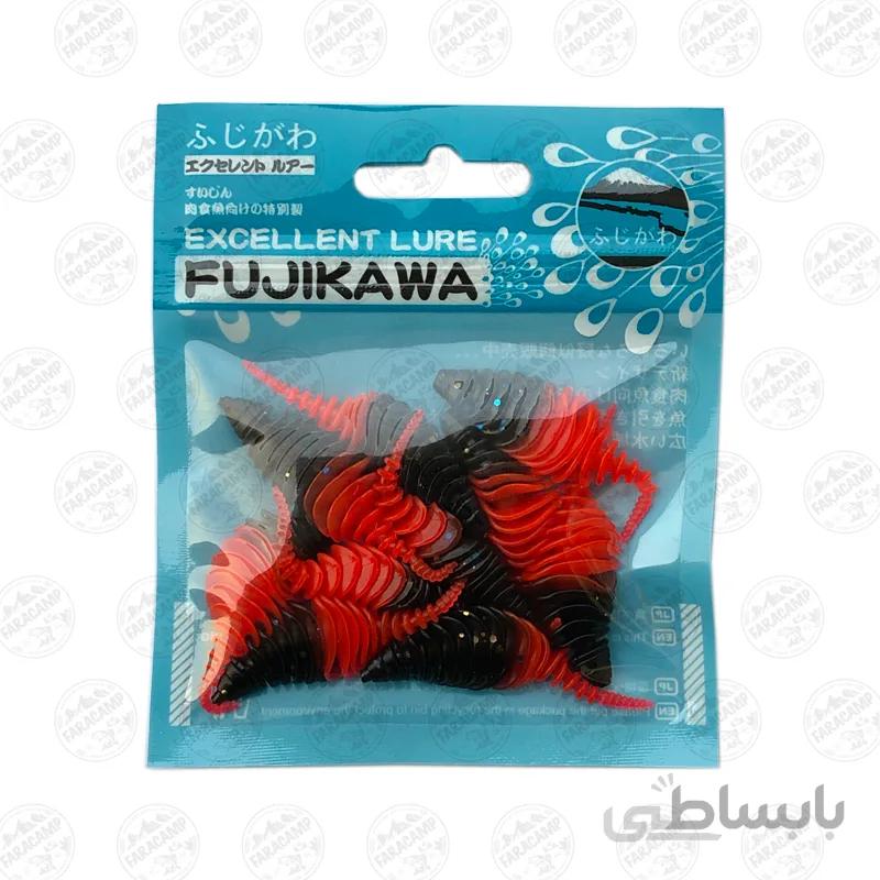 طعمه ژله ای طعم دار فوجیکاوا ژاپن قرمز و مشکی بسته 10 عددی