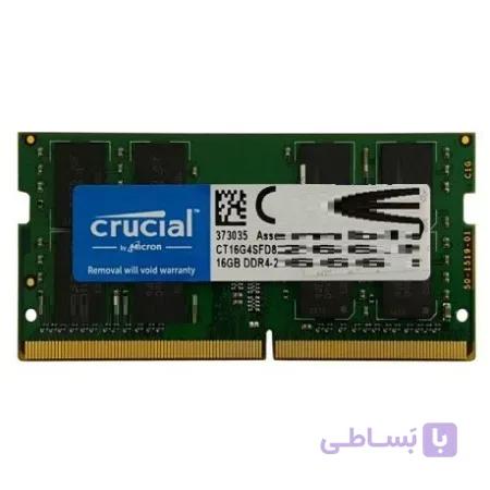 رم لپ تاپ DDR4 کروشیال با ظرفیت 16 گیگابایت و فرکانس 2666 مگاهرتز