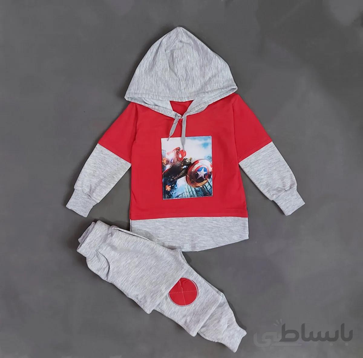 سویشرت شلوار سه بعدی طرح مردعنکبوتی