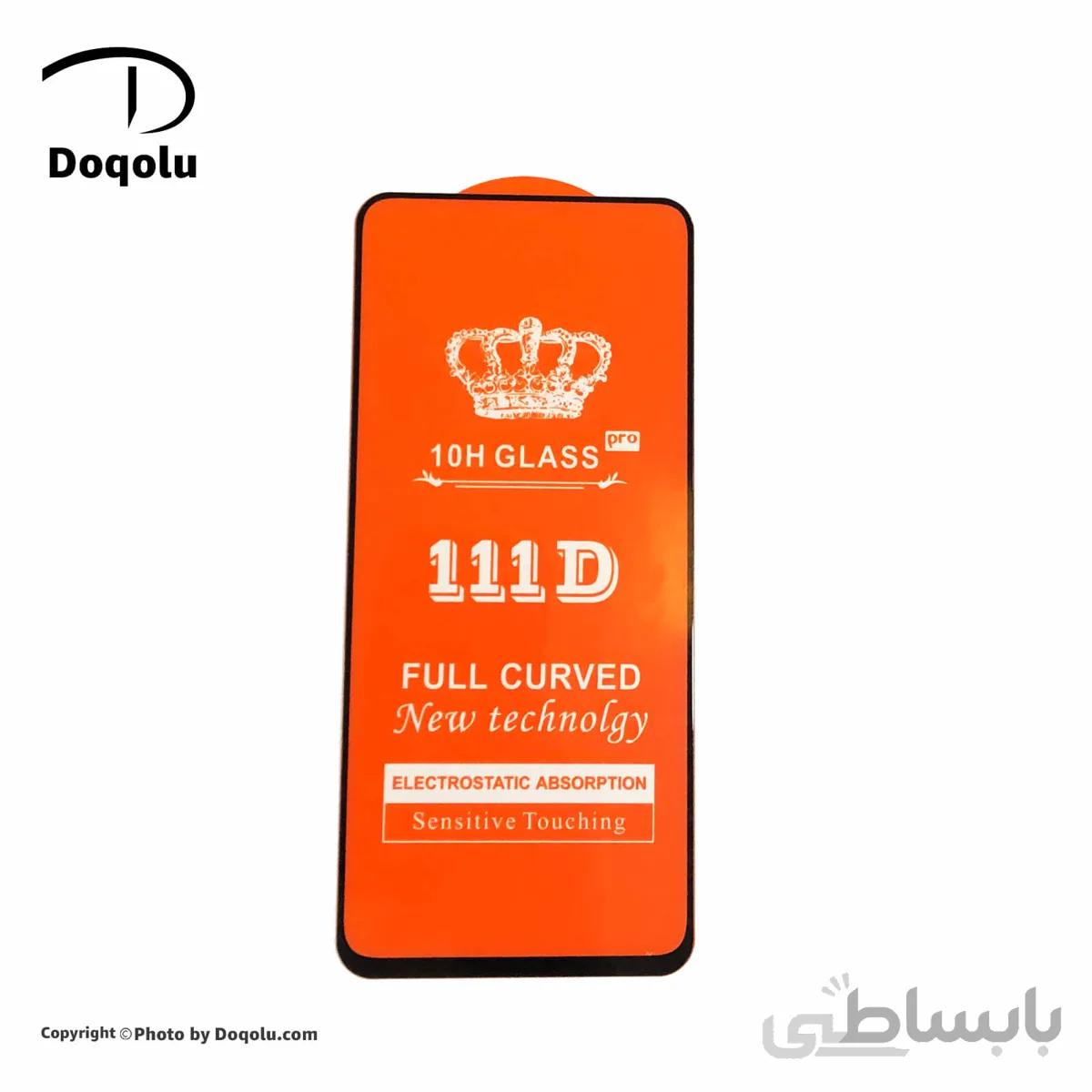 گلس فول محافظ صفحه نمایش شیشه ای سامسونگSamsung A70 مدل 111D
