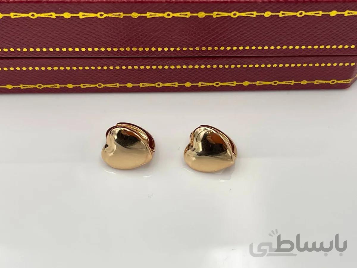 گوشواره حلقه ای طرح قلب ژوپینگ