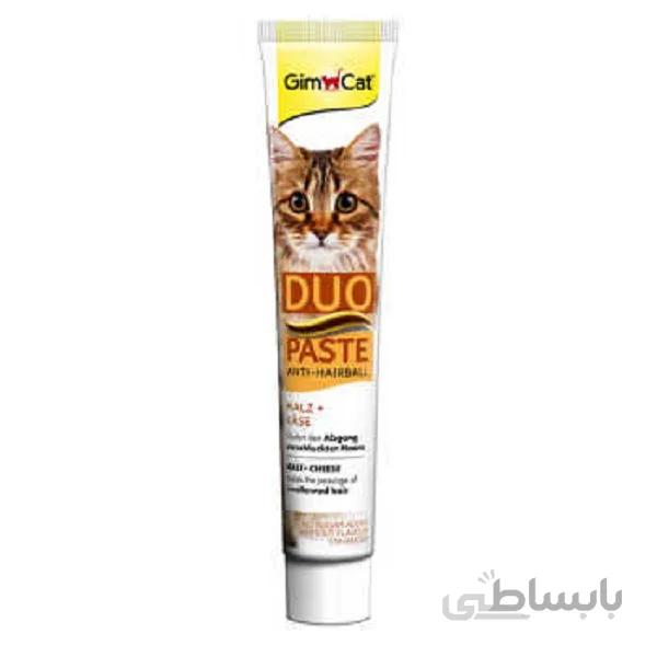 مالت گربه جیم کت مدل Duo Paste Anti Hairball طعم پنیر وزن ۵۰ گرم ا Gimcat Duo Paste Anti Hairball Cheese Flavour 50g