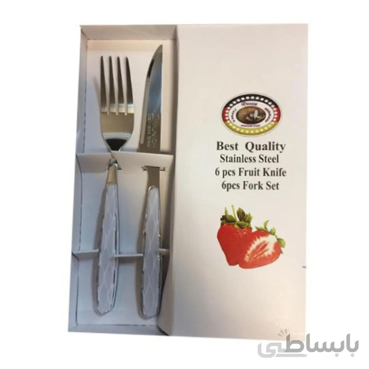 ست کارد و چنگال میوه خوری 12 پارچه مونیخ