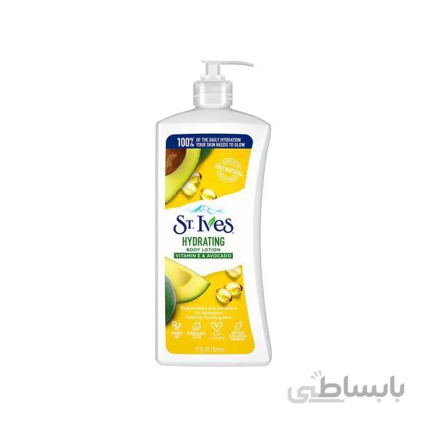 لوسیون بدن آبرسان سینت ایوز عصاره آووکادو و ویتامین E