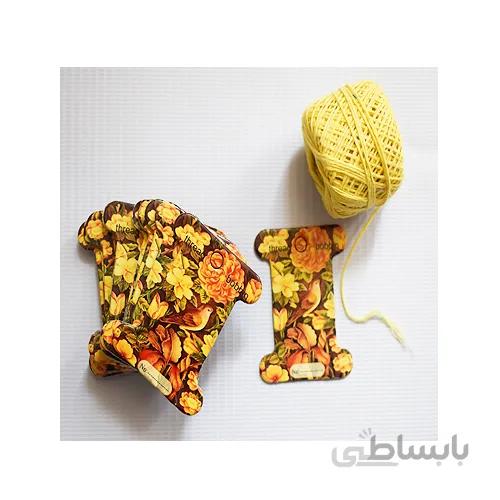 بوبین گلدوزی طرح گل و مرغ