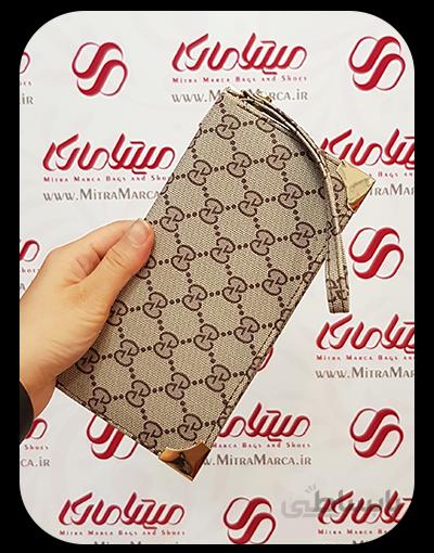 کد 644 کیف پول زنانه طرح برند