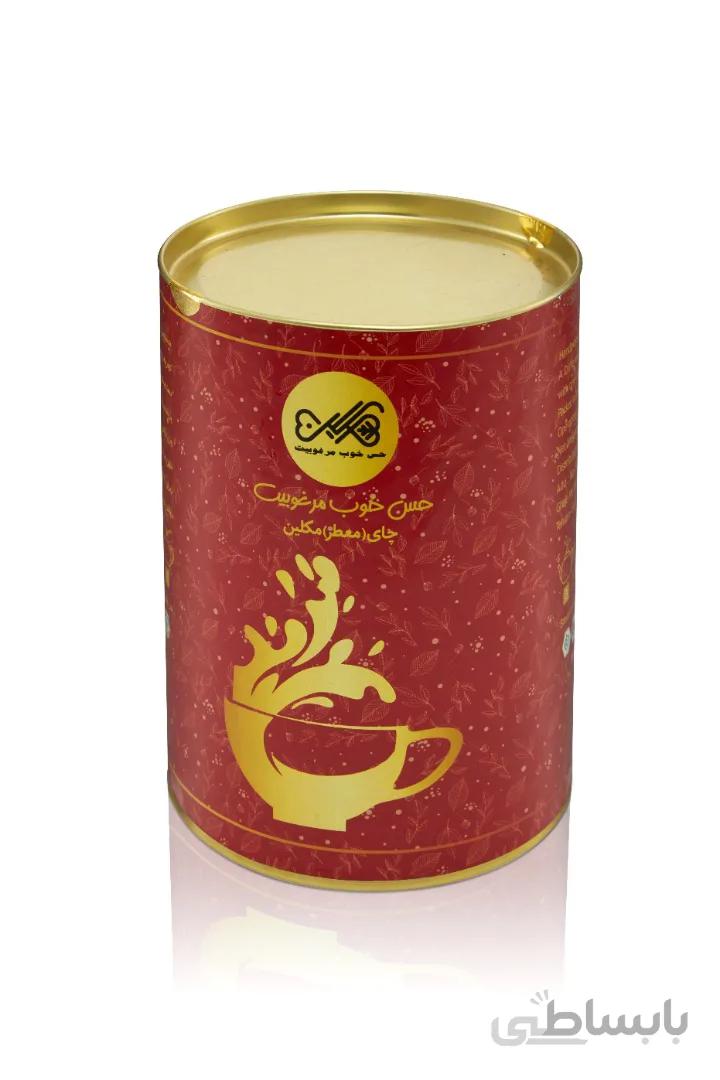 چای شکسته معطر با اسانس ارل گری اعلا سریلانکا مکلین 450گرمی قوطی مقوایی 12 عددی حاوی جایزه