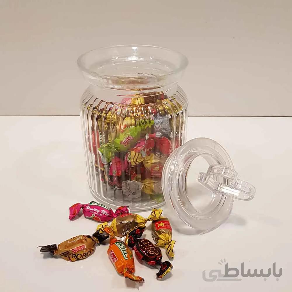 بانکه شیشه ای خطی 20 سانت