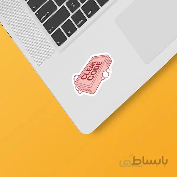 استیکر لپ تاپ طرح برنامه نویسی ۴۳