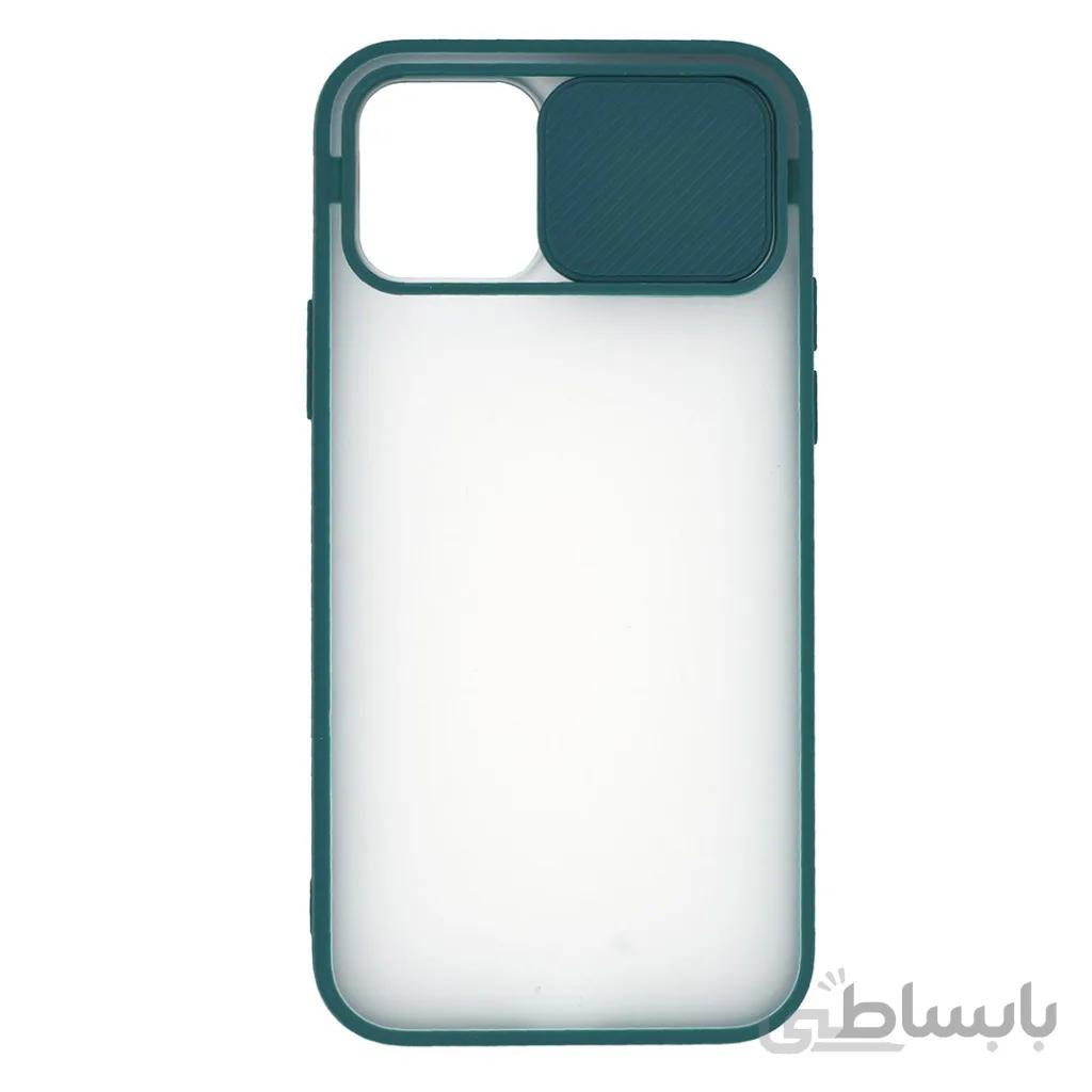 قاب گوشی اپل iPhone 12 Pro پشت مات کشویی محافظ لنز مدل K-MLNZ
