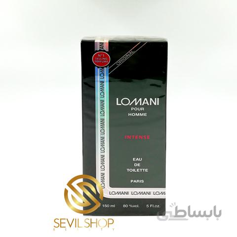 ادو تویلت مردانه لومانی مدل Pour Homme Intense حجم 150 میلی لیتر