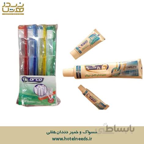 پک مسواک و خمیر دندان سلفونی دورکو