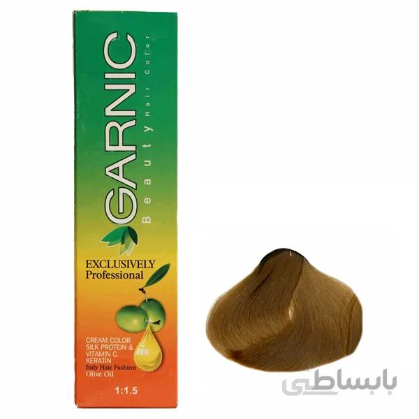 کیت رنگ موی سری کارامل - کارامل طلایی متوسط شماره 7.554 گارنیک GARNIC