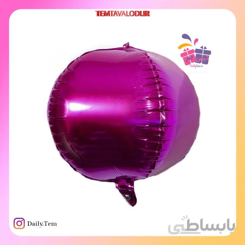 بادکنک فویلی 4 بعدی بنفش