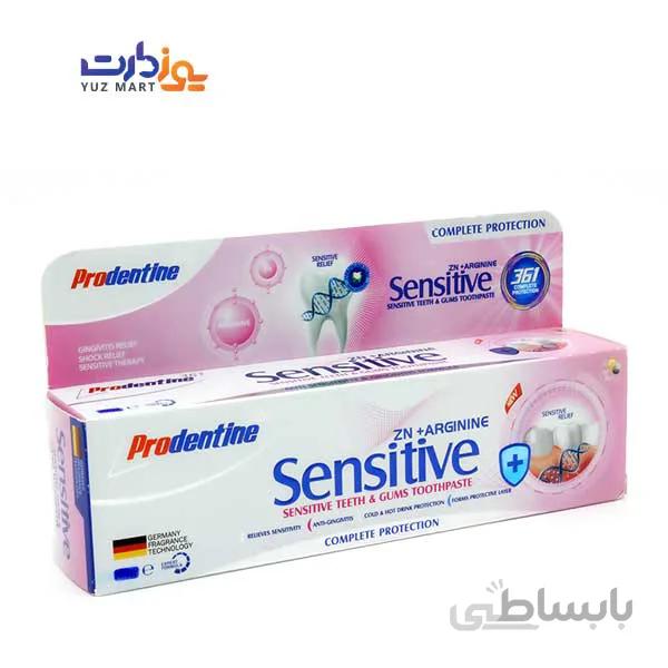خمیر دندان مدل sensitive پرودنتین - 150 میلی لیتر