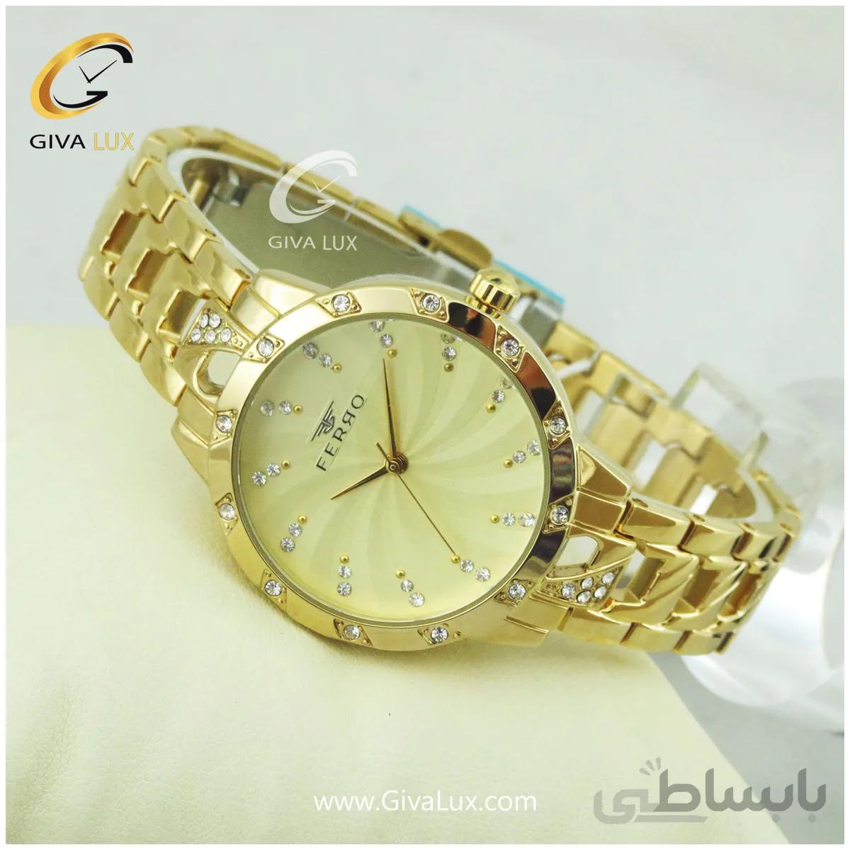 ساعت مچی اورجینال زنانه فرو FERRO مدل F71632AWT