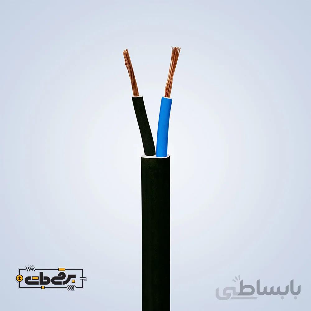 کابل افشان 2 در 0.75 برند مازندران