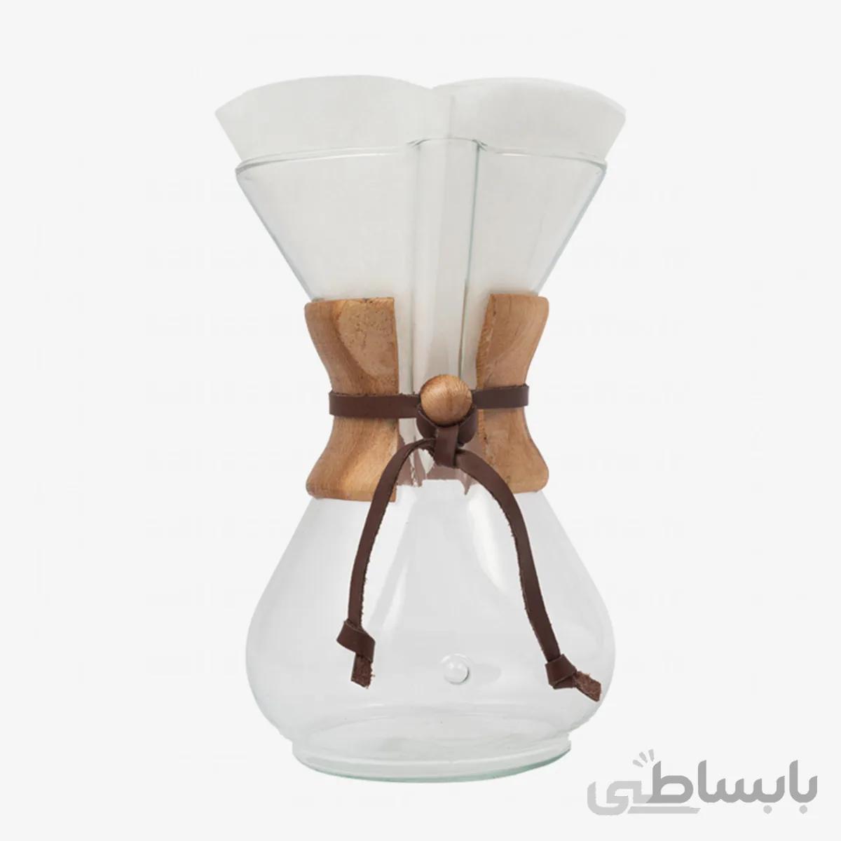 قهوه ساز کمکس 6 کاپ یقه چوبی کد 1030269
