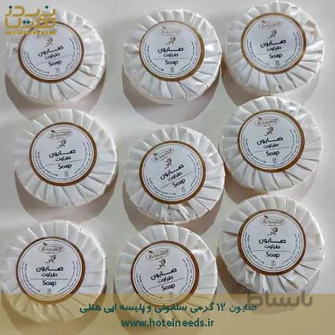 صابون هتلی 12 گرمی سلفونی طراوت