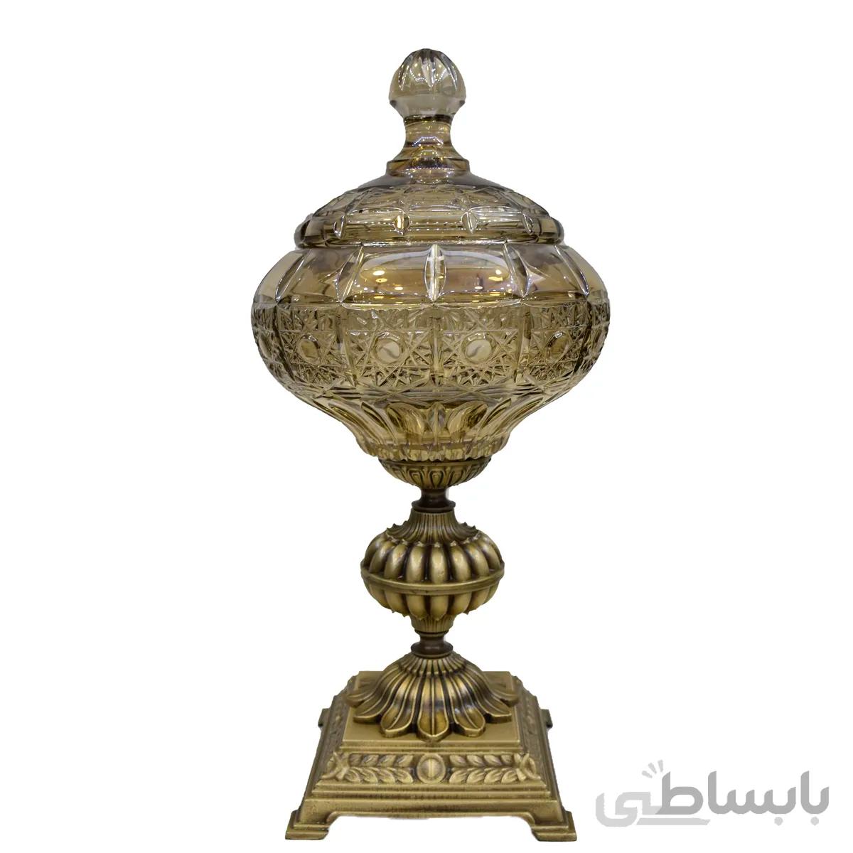 شکلات خوری کلاسیک شامپاینی پایه برنز