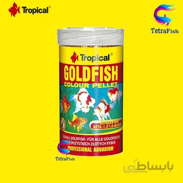غذای گرانول روزانه و رنگ گلدفیش کالر تروپیکال