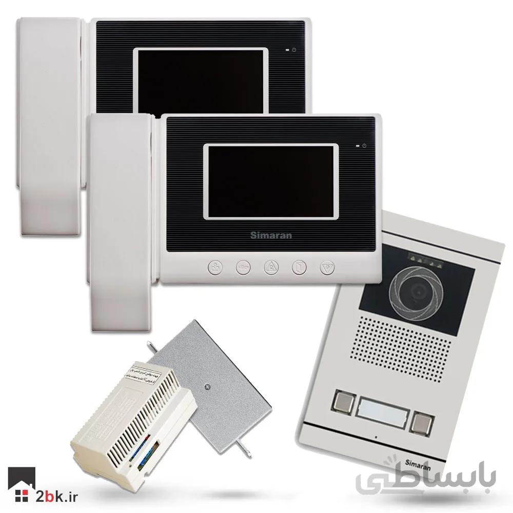 پک آیفون تصویری سیماران 2 واحدی HS-43