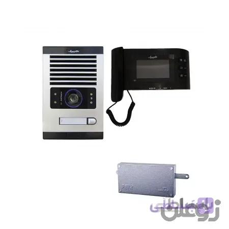 پکیج 1 واحدی کامل آیفون تصویری الکتروپیک 797 / 1086 مشکی