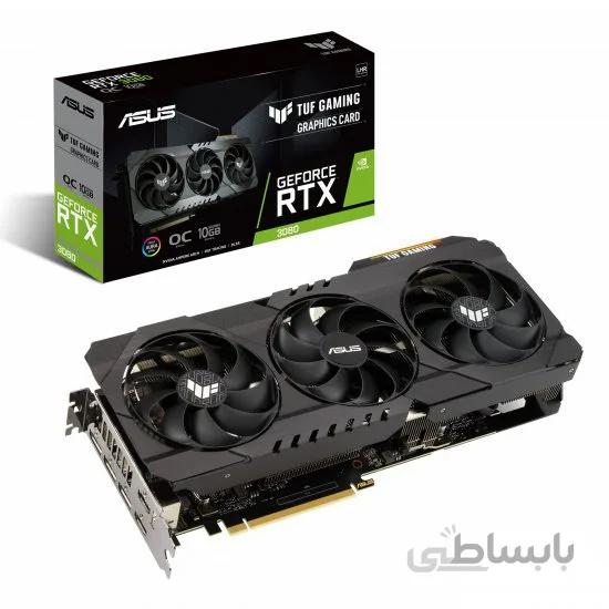 کارت گرافیک ایسوس مدل TUF-RTX3080-O10G-V2-GAMING حافظه 10 گیگابایت ا ASUS TUF-RTX3080-O10G-V2-GAMING Graphics Card