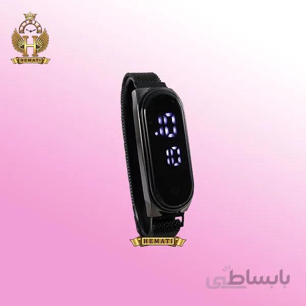 ساعت ال ای دی طرح شیائومی اسپرت A702 (بند مگنتی) مشکی