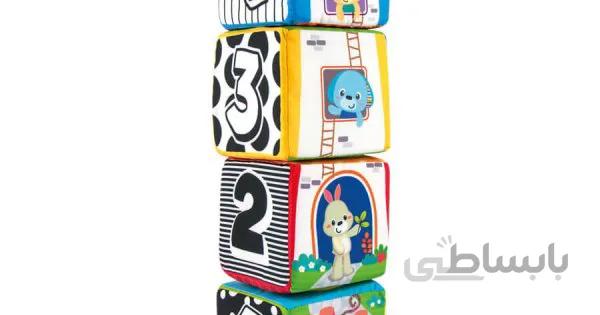 اسباب بازی مکعب چهار عددی وین فان Winfun طرح حیوانات