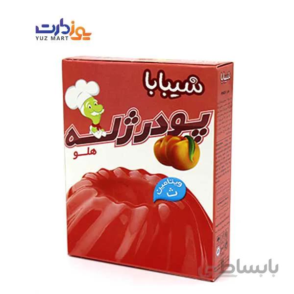 پودر ژله هلو شیبابا - 100 گرم