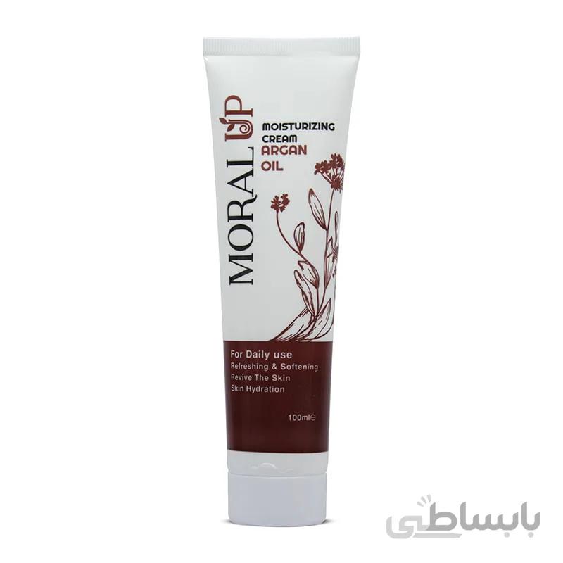 کرم مرطوب کننده تیوپی حاوی روغن آرگان ۱۰۰ میل