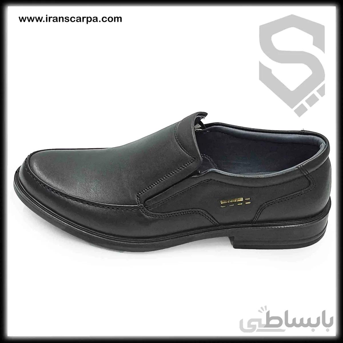 کفش چرم طبیعی مردانه مدل لرما