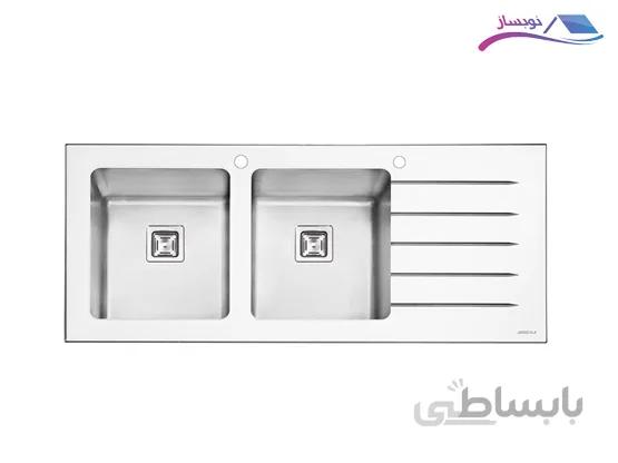 سینک ظرفشویی ایلیا استیل مدل 8033