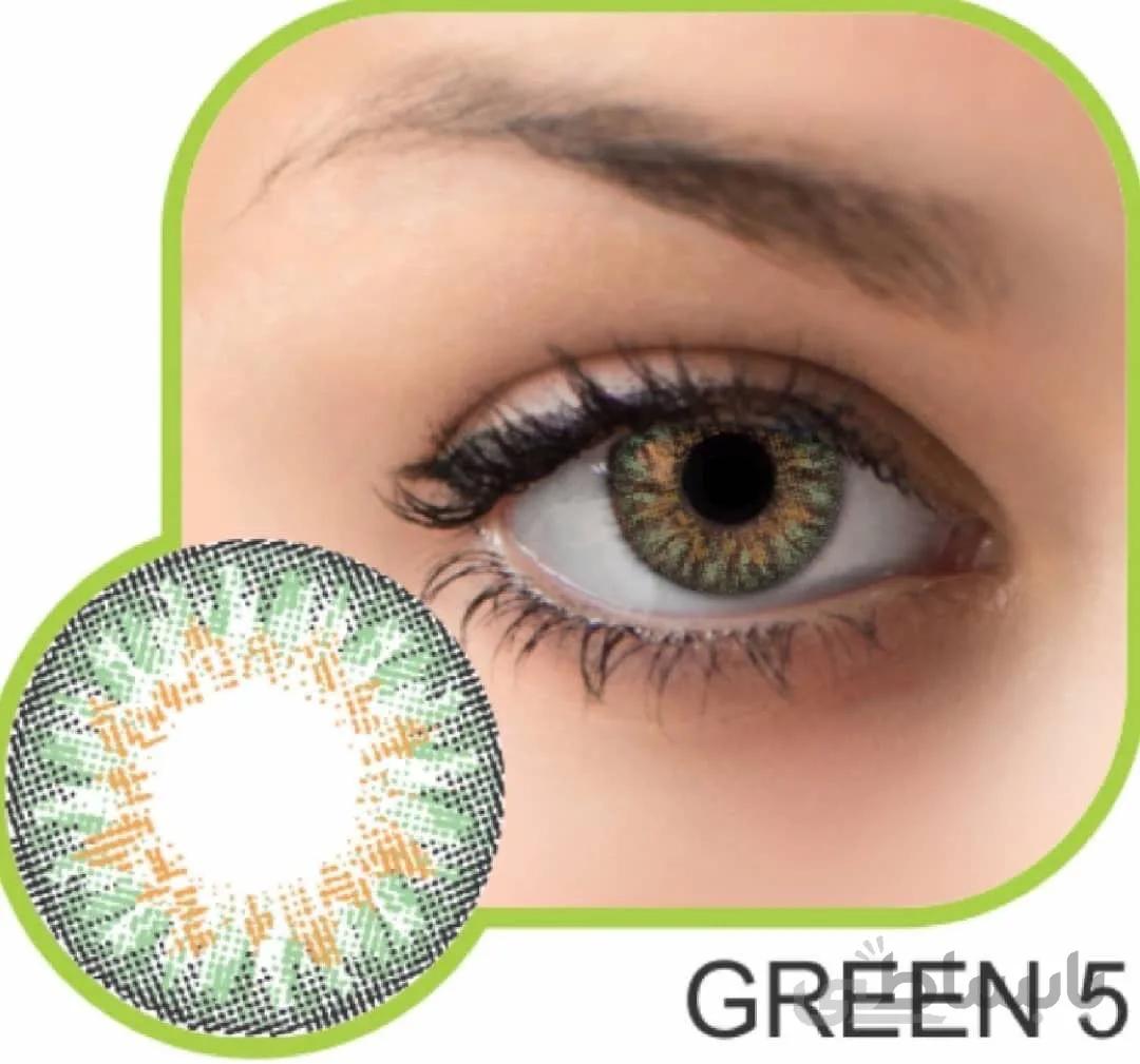لنز رنگی گلامور سری سبز green 05