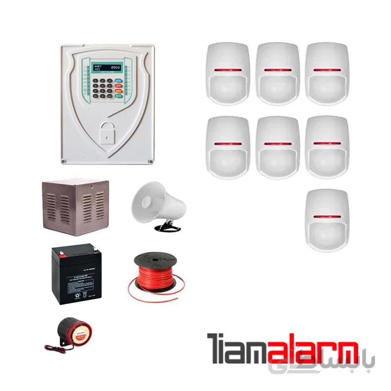 پکیج دزدگیر اماکن با سیم مدل فورنت سیم کارتی و تلفنیB500PY7