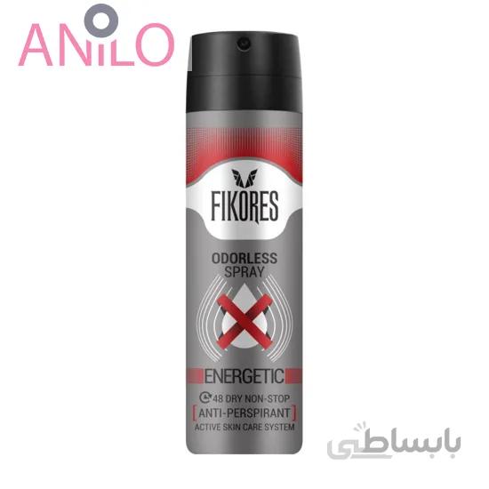 اسپری ضد تعریق مردانه فیکورس مدل Energetic حجم 150 میلی لیتر