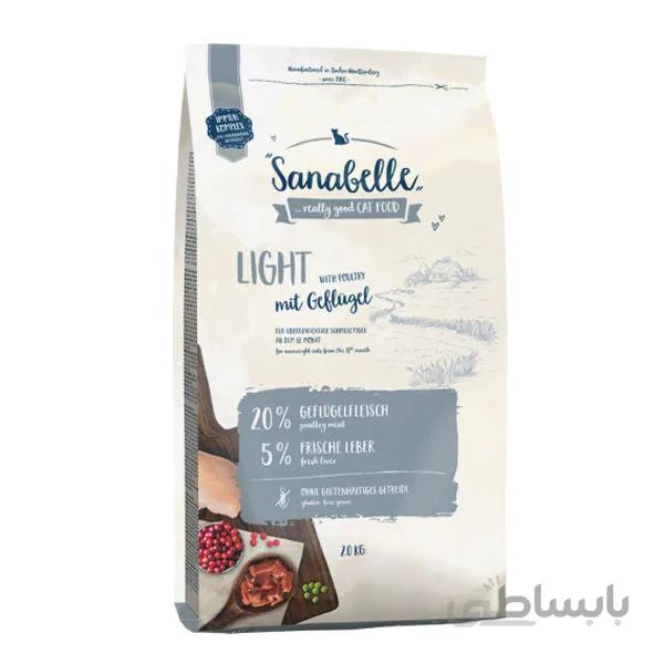 غذای خشک گربه لایت سانابل – Sanabelle Light