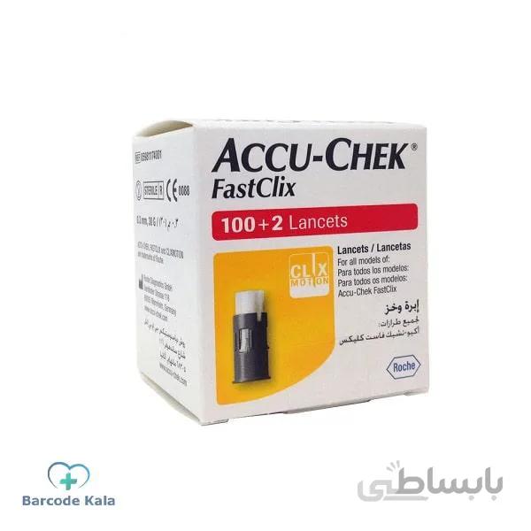 لنست اکیو چک بسته 102 عددی ACCU CHEK Lancets Pack 102 digits
