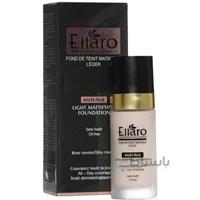 کرم پودر ضد چروک رنگی الارو فاقد چربی رنگ بژ آفتابی شماره 04 حجم 30 میل ا Ellaro Anti Age Light Mattifying Foundation Cream Sunny Beige No.04 30ml