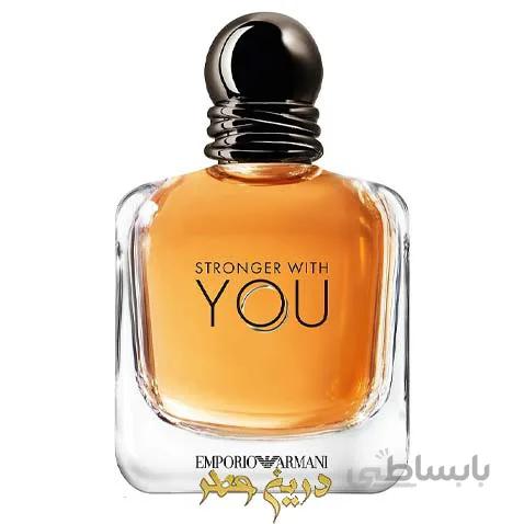 ادو تویلت مردانه جورجیو آرمانی مدل Stronger With You حجم 100 میل ا Giorgio Armani Emperio Armani You Eau De Toilette For men 100 ml