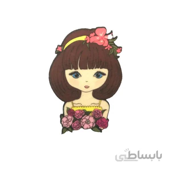 اتیکت کارتونی دخترانه کد 10937