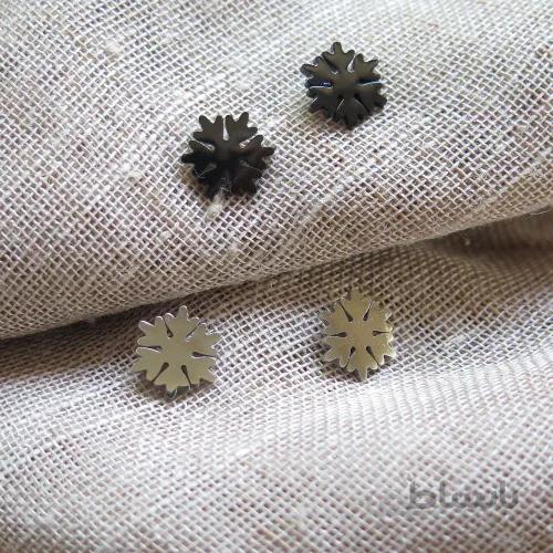 گوشواره استیل میخی دونه برف