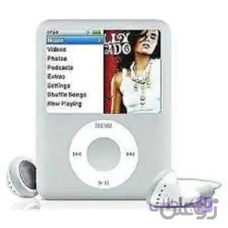 M-Player iPod Nano 4GB Silver 3rd نسل (بسته بندی شده در جعبه سفید با لوازم جانبی عمومی)…