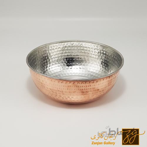 کاسه مسی چکشی بزرگ
