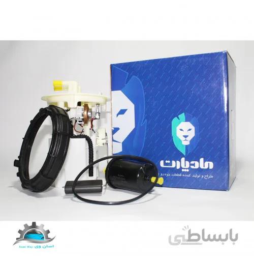 کیت کامل پمپ بنزین پژو 206 (درجه داخل باک)(پمپ،فیلتر،رینگی،اورینگ) ماد پارت