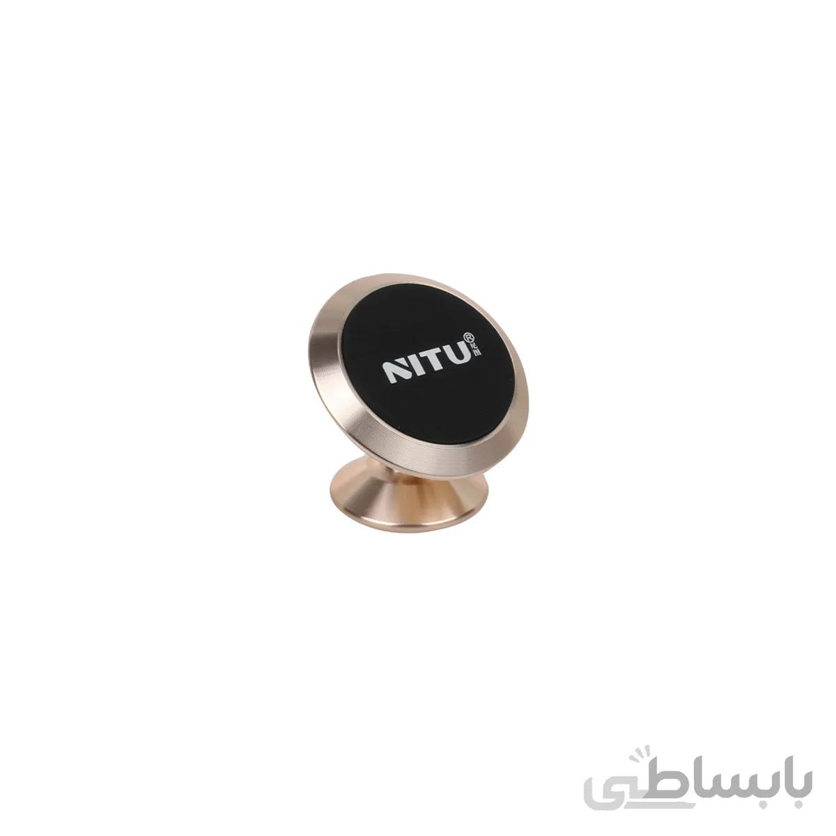 هولدر گوشی موبایل مگنتی NITU مدل NH09 - مشکی طلایی